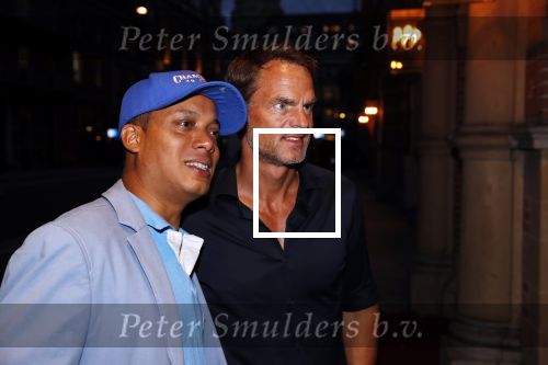 Amsterdam 10 september 2018
Feest Sjaak Swart in het nieuwe delamar theater. Frank de Boer kwam met zijn vrouw Ellen