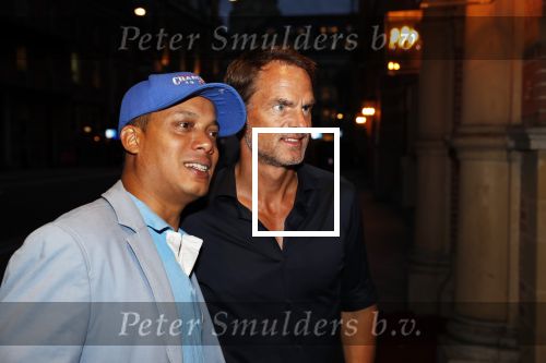 Amsterdam 10 september 2018
Feest Sjaak Swart in het nieuwe delamar theater. Frank de Boer kwam met zijn vrouw Ellen