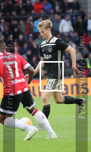 Eindhoven, 23 September 2018 PSV-AJAX Kompetitie, Seizoen 2018-2019 Eindstand 3-0
Frenkie de Jong