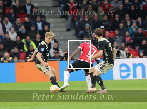 Eindhoven, 23 September 2018 PSV-AJAX Kompetitie, Seizoen 2018-2019 Eindstand 3-0
Frenkie de Jong