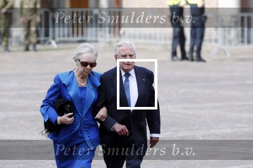 Den Haag 18 september 2018
Prinsjesdag 2018 op het binnenhof. Komning Willem Alexander Koningin Maxima Prins Constantijn en Prinses Laurentien zijn aanwezig. Frits Korthals Altes met vrouw