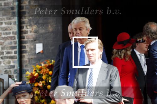 Den Haag 18 september 2018
Prinsjesdag 2018 op het binnenhof. Komning Willem Alexander Koningin Maxima Prins Constantijn en Prinses Laurentien zijn aanwezig. Geert Wilders met â€¦ en zijn beveiliging