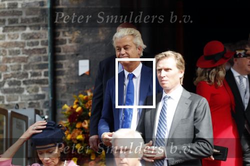 Den Haag 18 september 2018
Prinsjesdag 2018 op het binnenhof. Komning Willem Alexander Koningin Maxima Prins Constantijn en Prinses Laurentien zijn aanwezig. Geert Wilders met â€¦ en zijn beveiliging