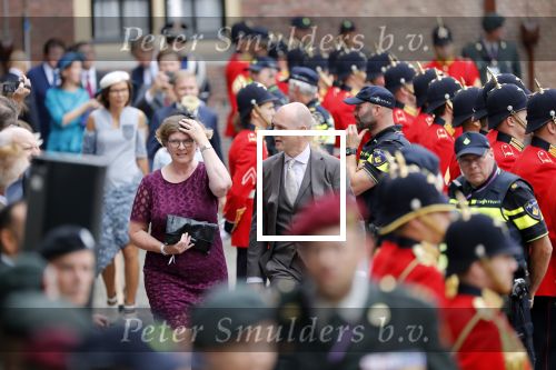 Den Haag 18 september 2018
Prinsjesdag 2018 op het binnenhof. Komning Willem Alexander Koningin Maxima Prins Constantijn en Prinses Laurentien zijn aanwezig. Gert-Jan Segers met partner