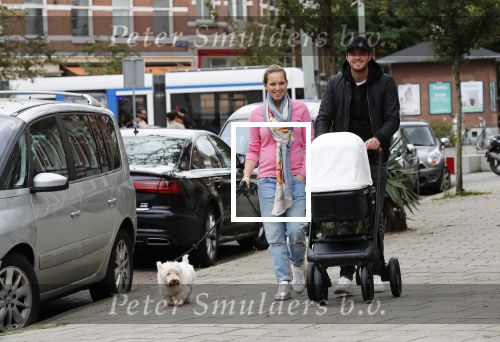 Amsterdam 21 september 2018
Denise Boekhoorn en Giedo v d Garde achter de kinderwagen.
