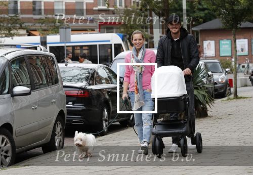 Amsterdam 21 september 2018
Denise Boekhoorn en Giedo v d Garde achter de kinderwagen.