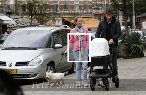 Amsterdam 21 september 2018
Denise Boekhoorn en Giedo v d Garde achter de kinderwagen.