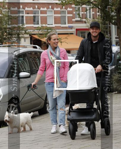 Amsterdam 21 september 2018
Denise Boekhoorn en Giedo v d Garde achter de kinderwagen.