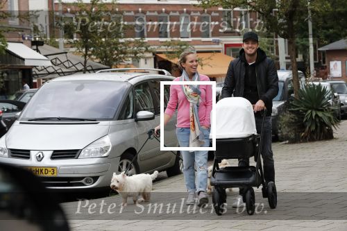 Amsterdam 21 september 2018
Denise Boekhoorn en Giedo v d Garde achter de kinderwagen.