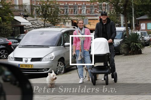 Amsterdam 21 september 2018
Denise Boekhoorn en Giedo v d Garde achter de kinderwagen.