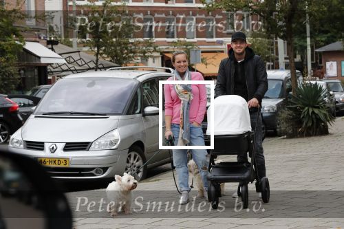 Amsterdam 21 september 2018
Denise Boekhoorn en Giedo v d Garde achter de kinderwagen.
