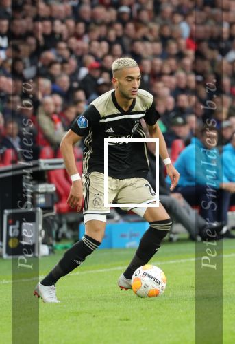Eindhoven, 23 September 2018 PSV-AJAX Kompetitie, Seizoen 2018-2019 Eindstand 3-0
Hakam Ziyech