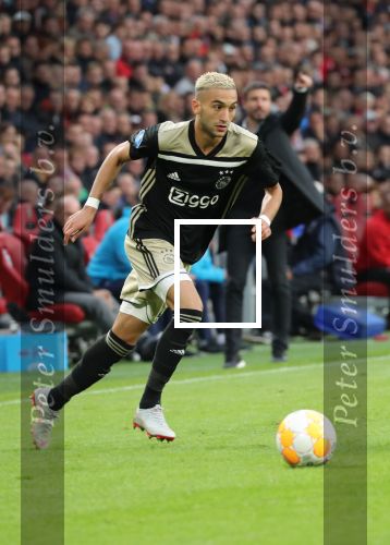 Eindhoven, 23 September 2018 PSV-AJAX Kompetitie, Seizoen 2018-2019 Eindstand 3-0
Hakam Ziyech