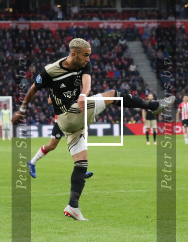 Eindhoven, 23 September 2018 PSV-AJAX Kompetitie, Seizoen 2018-2019 Eindstand 3-0
Hakam Ziyech