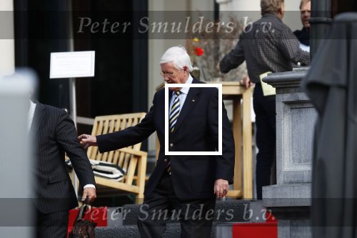 Amsterdam 16 september 2018
Hans Wiegel na opnames in het vondelpark.