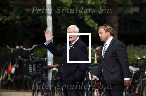 Amsterdam 16 september 2018
Hans Wiegel na opnames in het vondelpark.