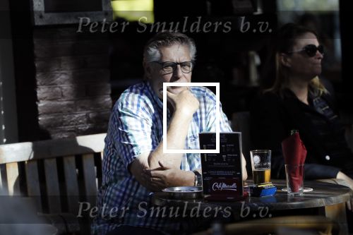 Amsterdam 17 september 2018
Hans v d Togt geniet van sigaretje bitterballen en een biertje op terras.