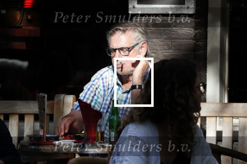 Amsterdam 17 september 2018
Hans v d Togt geniet van sigaretje bitterballen en een biertje op terras.