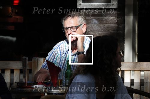 Amsterdam 17 september 2018
Hans v d Togt geniet van sigaretje bitterballen en een biertje op terras.