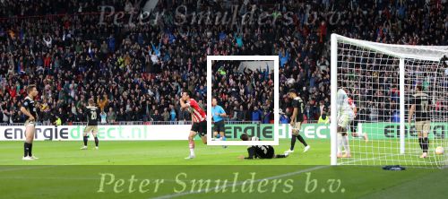 Eindhoven, 23 September 2018 PSV-AJAX Kompetitie, Seizoen 2018-2019 Eindstand 3-0
Hirving Lozano scoort 3-0