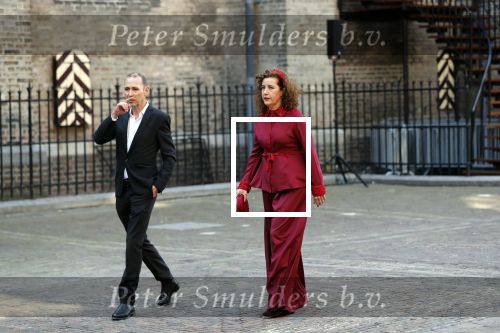 Den Haag 18 september 2018
Prinsjesdag 2018 op het binnenhof. Komning Willem Alexander Koningin Maxima Prins Constantijn en Prinses Laurentien zijn aanwezig.
Ingrid v Engelshoven met man
