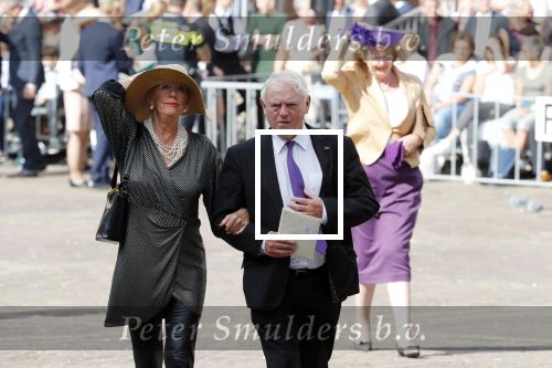 Den Haag 18 september 2018
Prinsjesdag 2018 op het binnenhof. Komning Willem Alexander Koningin Maxima Prins Constantijn en Prinses Laurentien zijn aanwezig. Jan nagel met partner