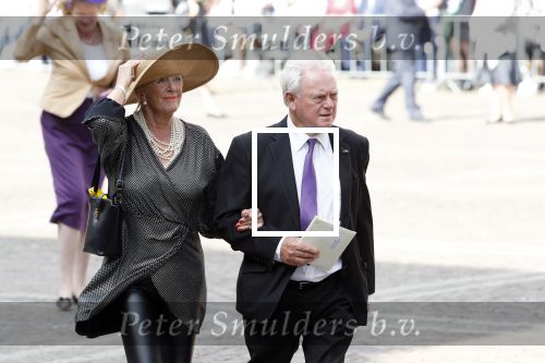 Den Haag 18 september 2018
Prinsjesdag 2018 op het binnenhof. Komning Willem Alexander Koningin Maxima Prins Constantijn en Prinses Laurentien zijn aanwezig. Jan nagel met partner