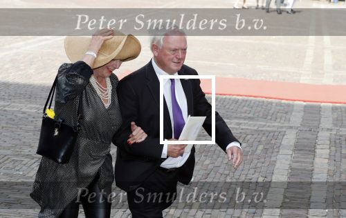 Den Haag 18 september 2018
Prinsjesdag 2018 op het binnenhof. Komning Willem Alexander Koningin Maxima Prins Constantijn en Prinses Laurentien zijn aanwezig. Jan nagel met partner