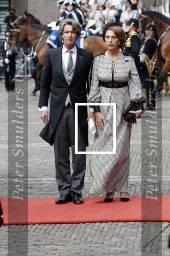 Den Haag 18 september 2018
Prinsjesdag 2018 op het binnenhof. Komning Willem Alexander Koningin Maxima Prins Constantijn en Prinses Laurentien zijn aanwezig. Jan Versteeg en Bibi Zuylen van Nijevelt