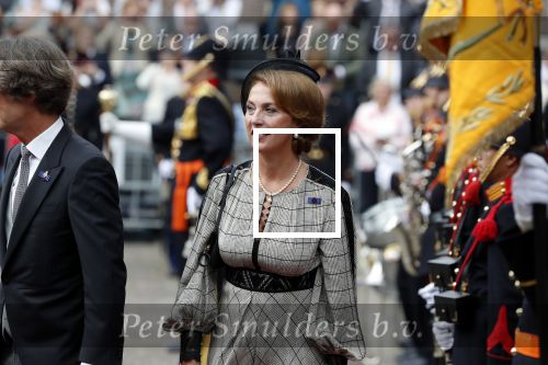 Den Haag 18 september 2018
Prinsjesdag 2018 op het binnenhof. Komning Willem Alexander Koningin Maxima Prins Constantijn en Prinses Laurentien zijn aanwezig. Jan Versteeg en Bibi Zuylen van Nijevelt