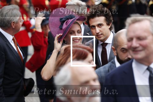 Den Haag 18 september 2018
Prinsjesdag 2018 op het binnenhof. Komning Willem Alexander Koningin Maxima Prins Constantijn en Prinses Laurentien zijn aanwezig. Jesse Klaver met zijn vrouw