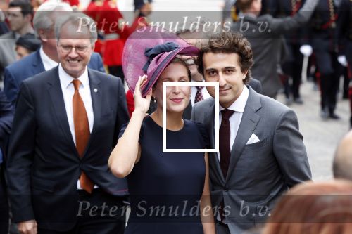 Den Haag 18 september 2018
Prinsjesdag 2018 op het binnenhof. Komning Willem Alexander Koningin Maxima Prins Constantijn en Prinses Laurentien zijn aanwezig. Jesse Klaver met zijn vrouw