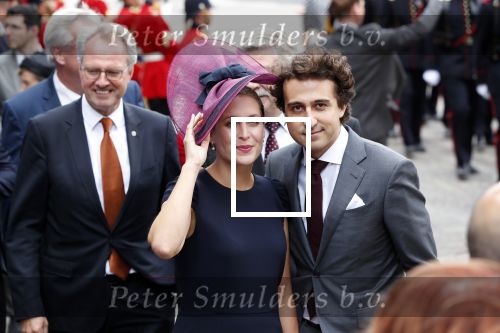 Den Haag 18 september 2018
Prinsjesdag 2018 op het binnenhof. Komning Willem Alexander Koningin Maxima Prins Constantijn en Prinses Laurentien zijn aanwezig. Jesse Klaver met zijn vrouw