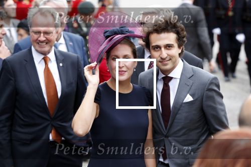 Den Haag 18 september 2018
Prinsjesdag 2018 op het binnenhof. Komning Willem Alexander Koningin Maxima Prins Constantijn en Prinses Laurentien zijn aanwezig. Jesse Klaver met zijn vrouw