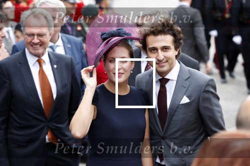 Den Haag 18 september 2018
Prinsjesdag 2018 op het binnenhof. Komning Willem Alexander Koningin Maxima Prins Constantijn en Prinses Laurentien zijn aanwezig. Jesse Klaver met zijn vrouw