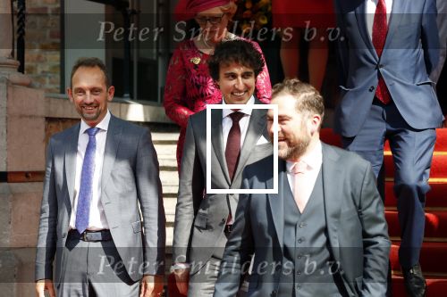 Den Haag 18 september 2018
Prinsjesdag 2018 op het binnenhof. Komning Willem Alexander Koningin Maxima Prins Constantijn en Prinses Laurentien zijn aanwezig. Jesse Klaver