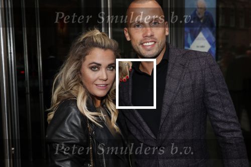 Amsterdam 10 september 2018
Feest Sjaak Swart in het nieuwe delamar theater. Johnny Heitinga en zijn vrouw Charlotte