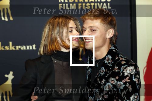 Utrecht 27 september 2018
Openingsavond Nederlandse Filmdagen in schouwburg Utrecht. Jonas Smulders met vriendin