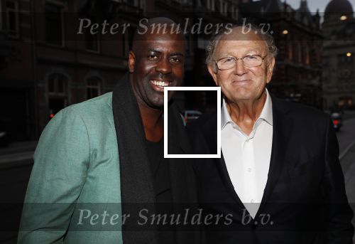 Amsterdam 10 september 2018
Feest Sjaak Swart in het nieuwe delamar theater. Joop v d Ende met zijn schoonzoon Vincent