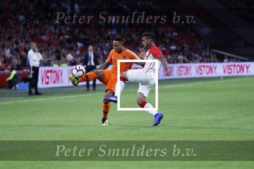 Amsterdam 6 september 2018
Kenny Tete tijdens Nederland-Peru 2-1 in de arena .