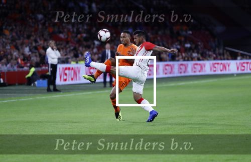 Amsterdam 6 september 2018
Kenny Tete tijdens Nederland-Peru 2-1 in de arena .