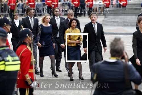 Den Haag 18 september 2018
Prinsjesdag 2018 op het binnenhof. Komning Willem Alexander Koningin Maxima Prins Constantijn en Prinses Laurentien zijn aanwezig. Khadija Arib
