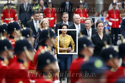 Den Haag 18 september 2018
Prinsjesdag 2018 op het binnenhof. Komning Willem Alexander Koningin Maxima Prins Constantijn en Prinses Laurentien zijn aanwezig. Khadija Arib