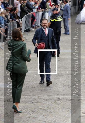 Den Haag 18 september 2018
Prinsjesdag 2018 op het binnenhof. Komning Willem Alexander Koningin Maxima Prins Constantijn en Prinses Laurentien zijn aanwezig. Klaas Dijkhoff kwam met zijn vrouw