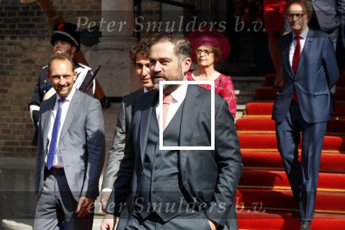 Den Haag 18 september 2018
Prinsjesdag 2018 op het binnenhof. Komning Willem Alexander Koningin Maxima Prins Constantijn en Prinses Laurentien zijn aanwezig. Klaas Dijkhoff kwam met zijn vrouw