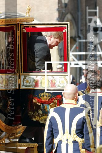 Den Haag 18 september 2018
Prinsjesdag 2018 op het binnenhof. Komning Willem Alexander Koningin Maxima Prins Constantijn en Prinses Laurentien zijn aanwezig.