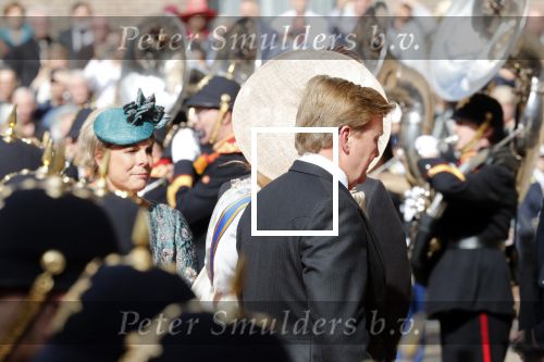 Den Haag 18 september 2018
Prinsjesdag 2018 op het binnenhof. Komning Willem Alexander Koningin Maxima Prins Constantijn en Prinses Laurentien zijn aanwezig.