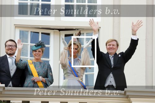 Den Haag 18 september 2018
Prinsjesdag 2018 op het binnenhof. Komning Willem Alexander Koningin Maxima Prins Constantijn en Prinses Laurentien zijn aanwezig. De moeder van Maxima Maria del Carmen Cerruti en haar broer Juan Zorrequieta waren ook aanwezig op paleis Noordeinde.