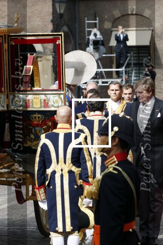 Den Haag 18 september 2018
Prinsjesdag 2018 op het binnenhof. Komning Willem Alexander Koningin Maxima Prins Constantijn en Prinses Laurentien zijn aanwezig.