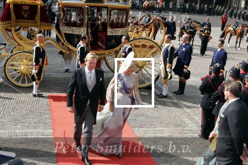 Den Haag 18 september 2018
Prinsjesdag 2018 op het binnenhof. Komning Willem Alexander Koningin Maxima Prins Constantijn en Prinses Laurentien zijn aanwezig.